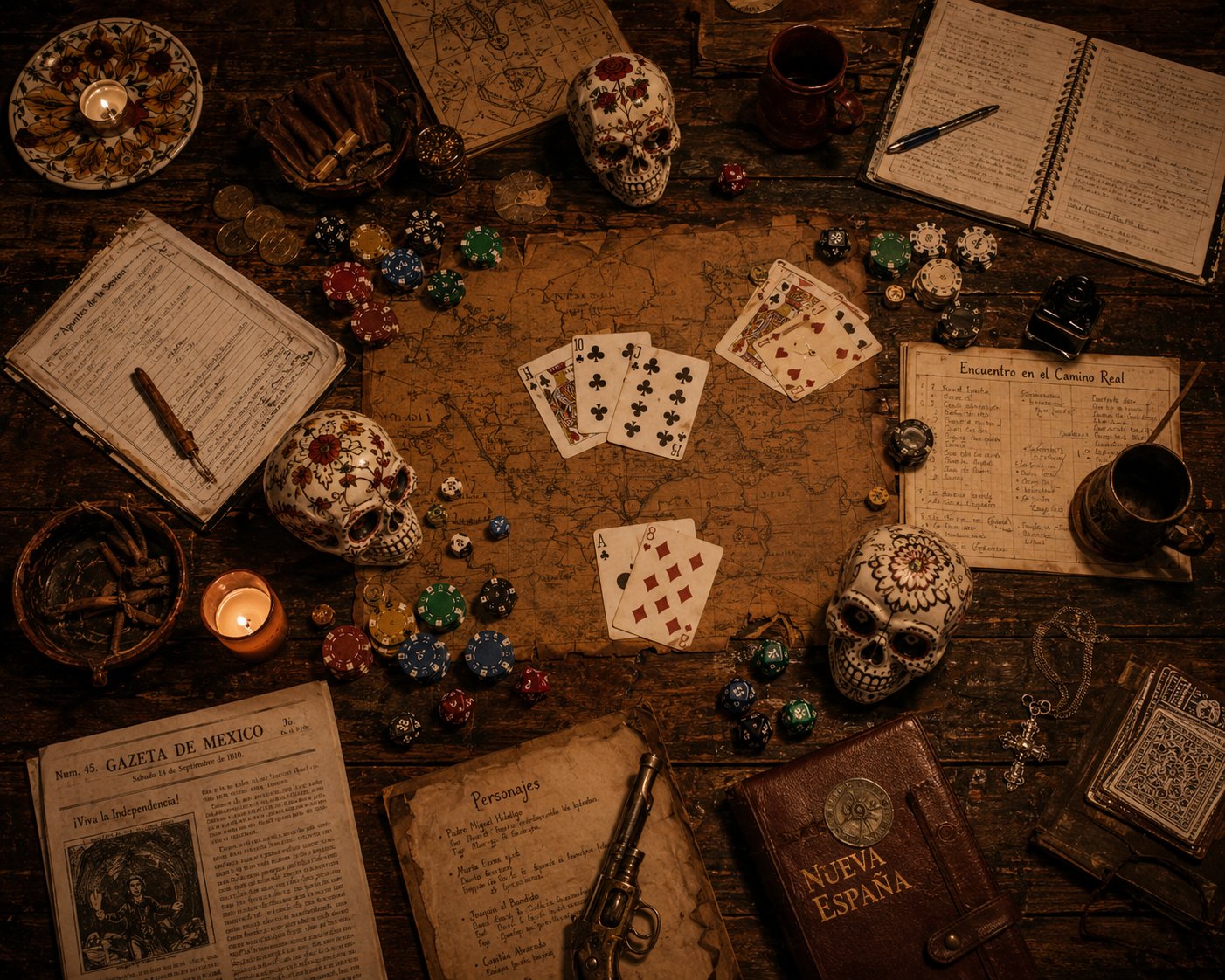 Juegos de rol de mesa hechos en México que sí puedes jugar